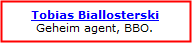 SOE/BBO secret agent Tobias Biallosterski alias Hans Bruin.