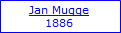 MUGGE familytree, branch Jan 1886.